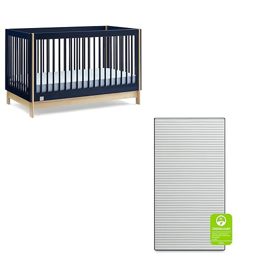 babyGap by Delta Children Tate 4-in-1 Convertible Crib TrueSleep Crib and Toddler Mattress (Bundl... | Amazon (US)