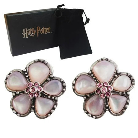 Hermione Yule Costume Earings from Harry Potter jewellery earings in Pink by Noble Collection | Walmart (US)