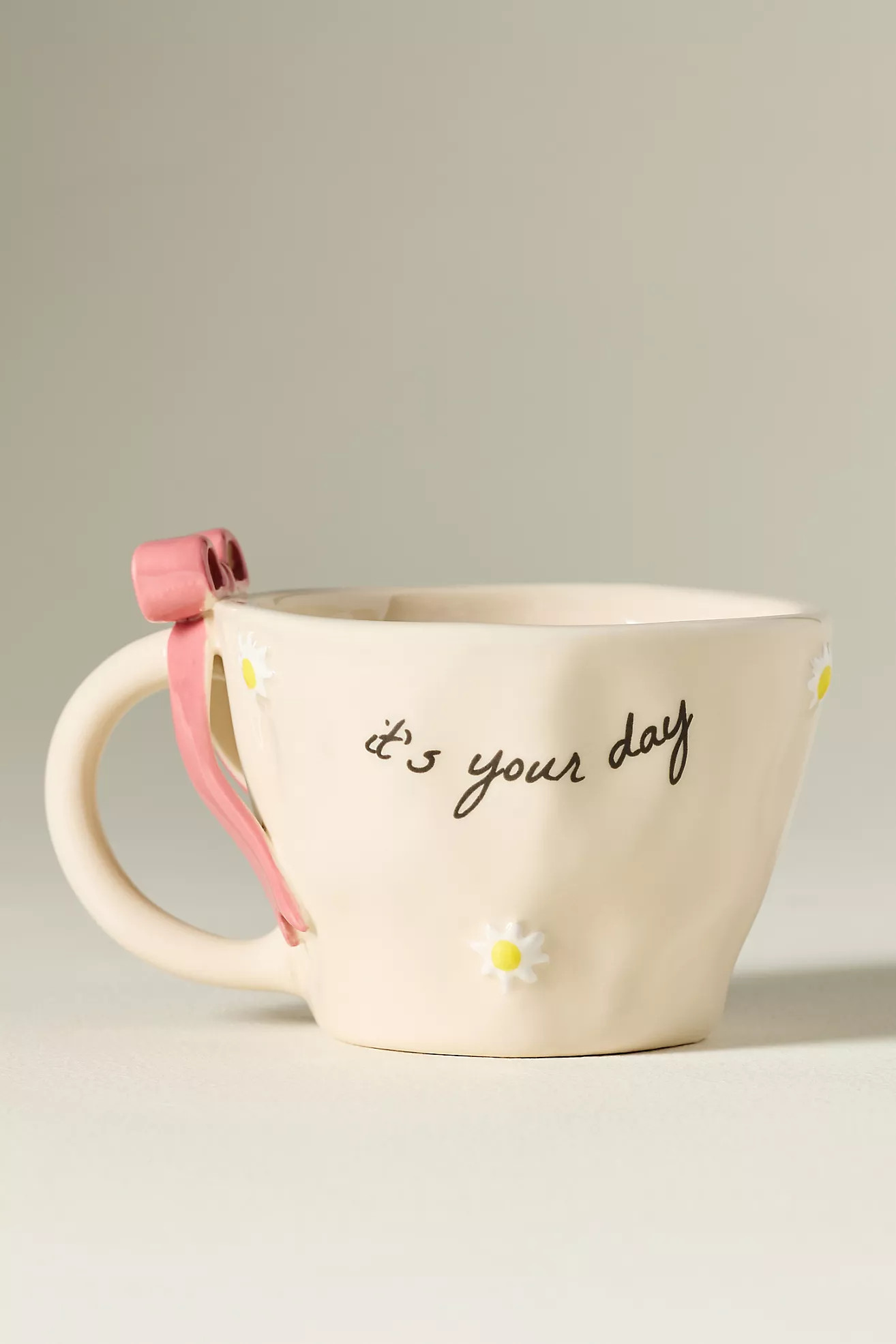Naetive Studio Stoneware Birthday Mug | Anthropologie (US)