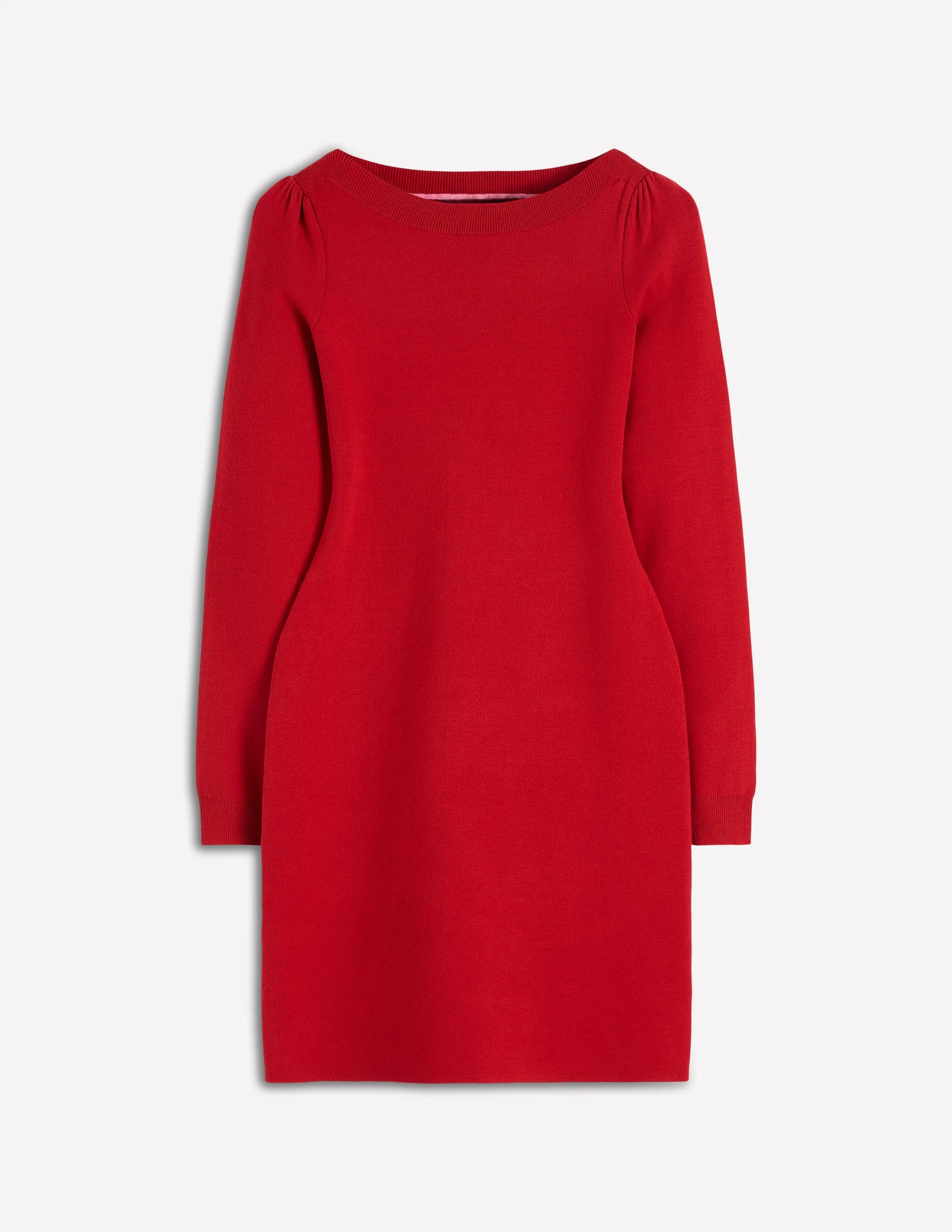 Tiana Tie Front Knitted Dress-Merida Red | Boden (US)