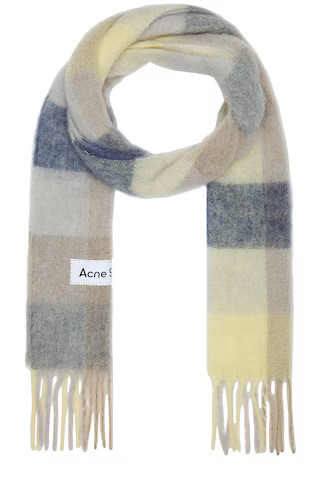 Acne Studios SCHAL in Vanilla Beige & Lavender - Multi. Size all. | FWRD 