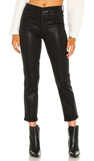 High Waist Crop Straight Coated | Revolve Clothing (Global)