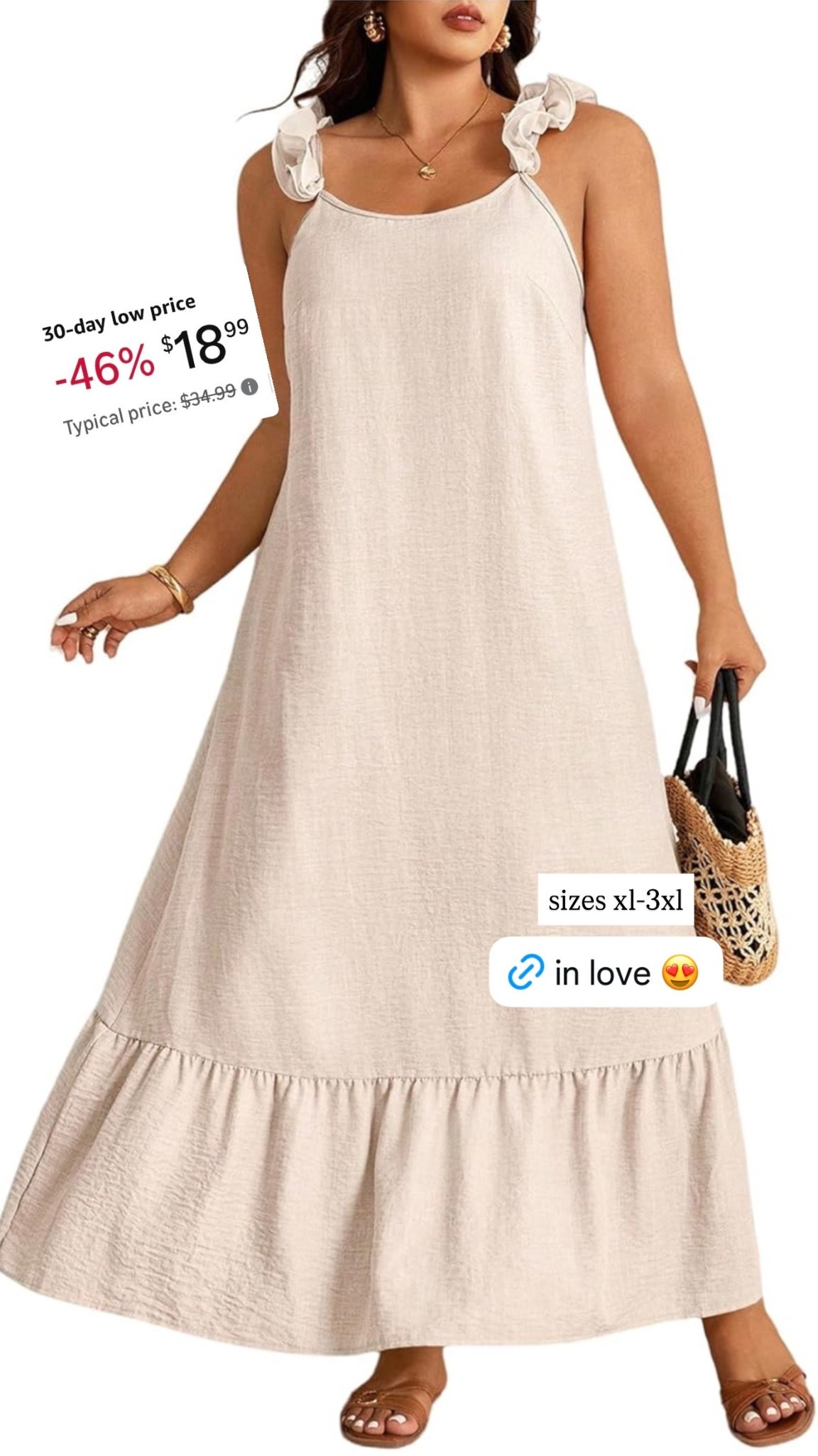 In LOVE with this dress + it is 46% off! sizes xl-3x

#LTKootd #LTKSaleAlert #LTKPlusSize