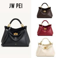 JWPEI Lucia Elegant Buckle Genuine Leather Handbag for Women, Urban Casual Commuter Shoulder and Crossbody Bag | AliExpress (US)