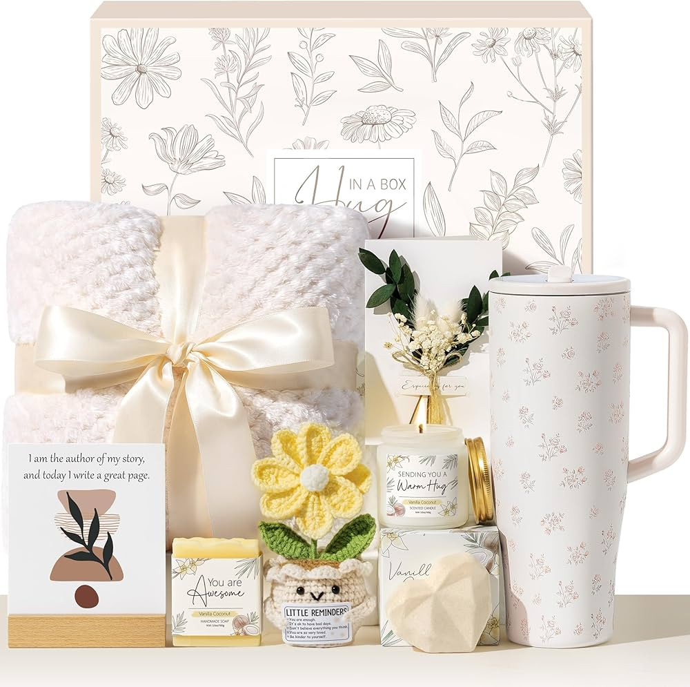 Mothers Day & Birthday Gifts for Women - Get Well Soon Spa Care Package, Luxury Self Care Gift Ba... | Amazon (US)