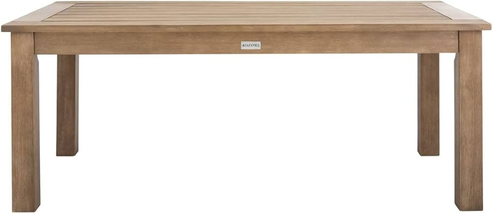 Safavieh CPT1016A Couture Santa Cruz Natural Outdoor Patio Coffee Table | Amazon (US)