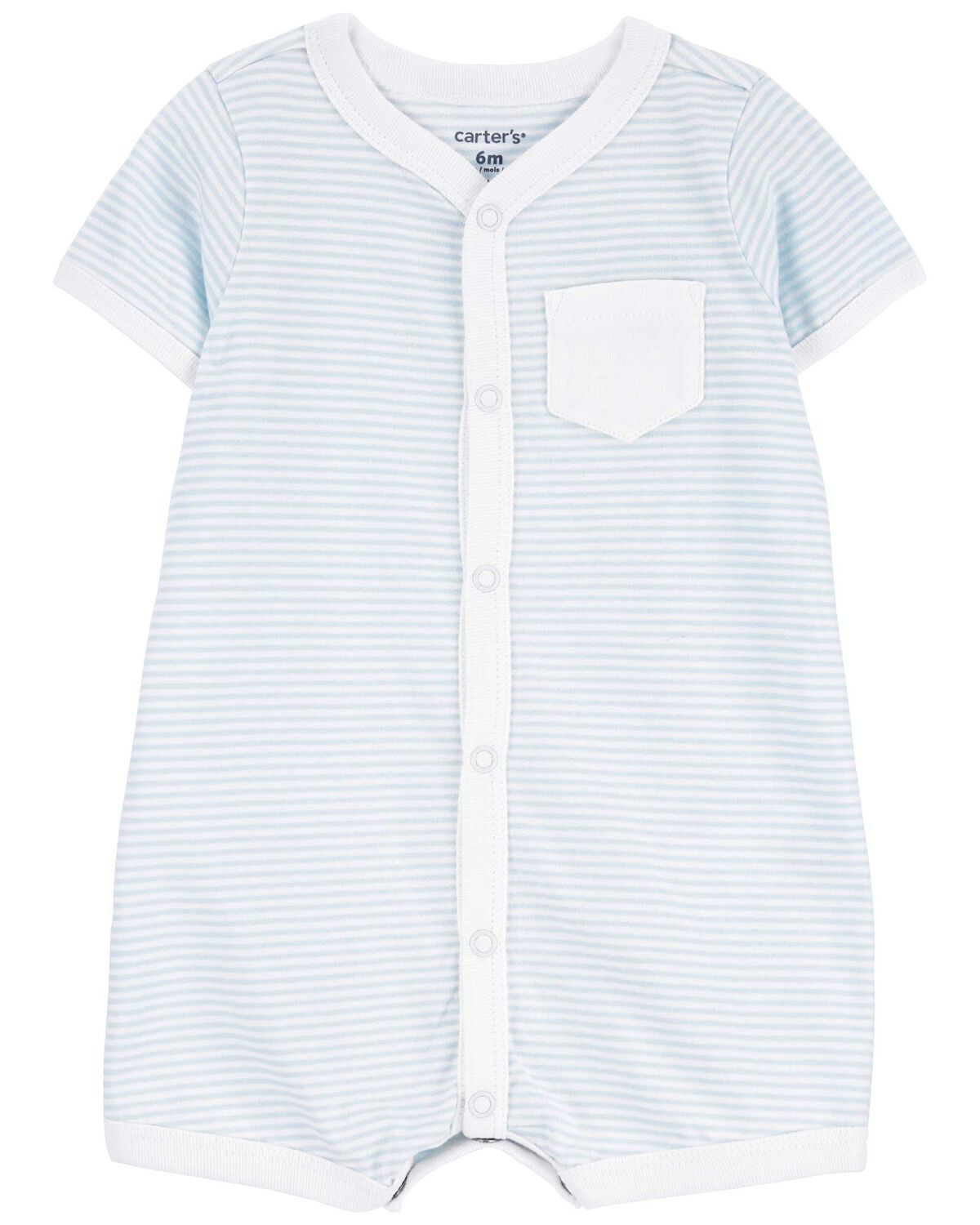 Baby Striped Snap-Up Romper | Carter's