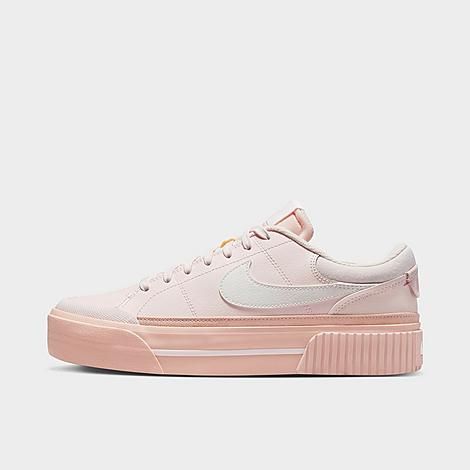 Nike Women's Court Legacy Lift Casual Shoes in Pink/Light Soft Pink Size 7.0 | Finish Line (US)