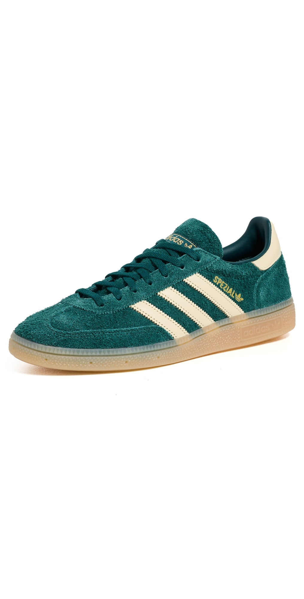 adidas Handball Spezial Sneakers Rich Green/Warm Vanilla/Gold 9.5 | Shopbop