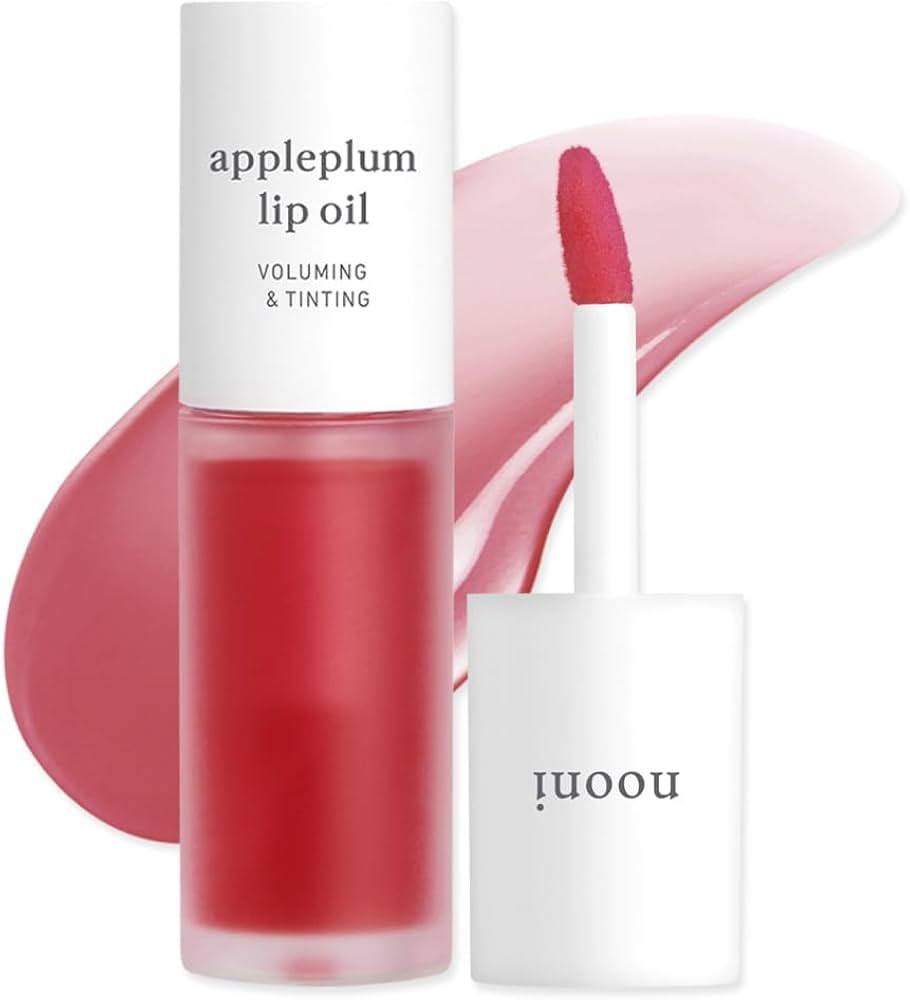 NOONI Korean Hydrating Lip Oil - Appleplum | Long-Lasting, Moisturizing, Plumping, Revitalizing f... | Amazon (US)