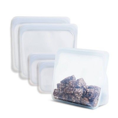 stasher Reusable Food Storage Clear Bags - 5pk | Target