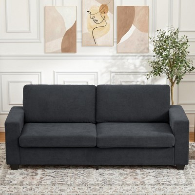 3 Seater Sofa with Deep Seats - Comfortable Cloud Couch, Upholstered Sofa, Compact Living Room, Bedroom, Office | Target