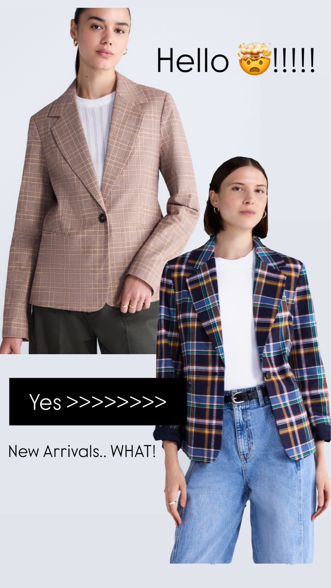 This Walmart new arrival collection has me on the floor… These blazers are less than $40 in are so good. I ordered the extra small.