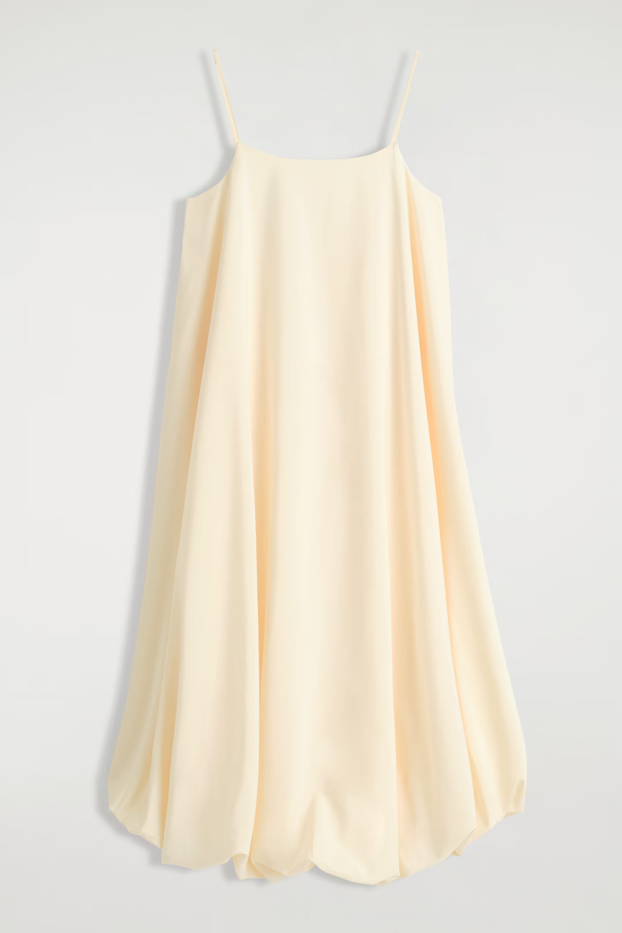BUBBLE-HEM MIDI DRESS - IVORY | COS AU | COS (AU)