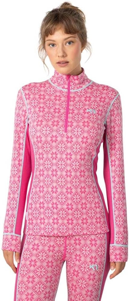 Kari Traa Rose Half Zip Women's Base Layer Top - 100% Merino Wool Fitted Long Sleeve Knit Thermal... | Amazon (US)