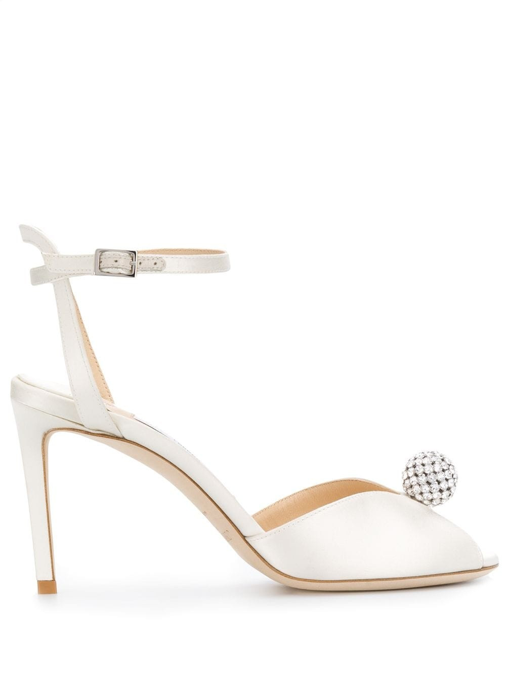 Jimmy Choo Sacora 85mm sandals - White | Farfetch Global