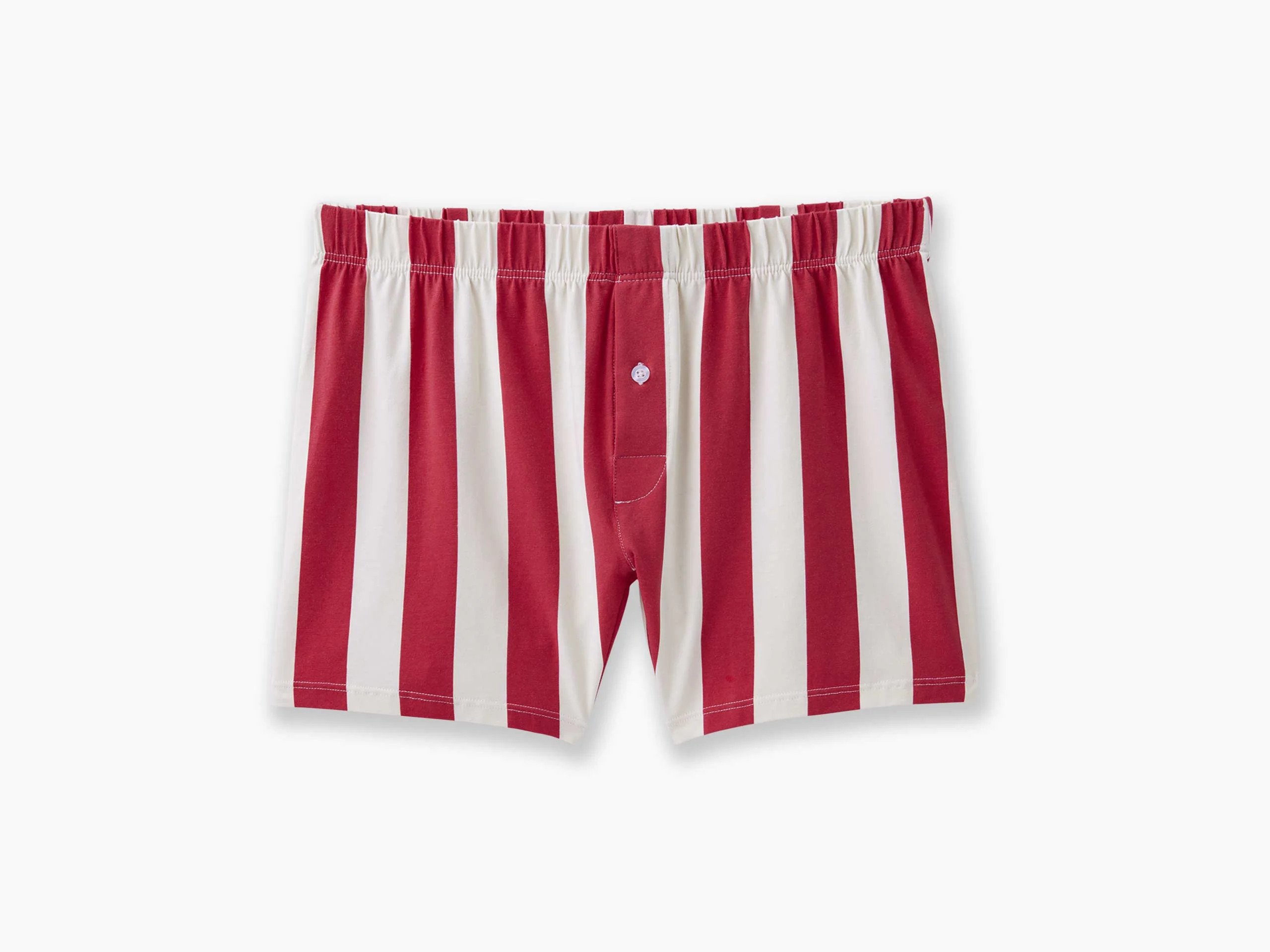 Slim Fit Boxer ~ Red/Cream Cabana Stripe – Nice Laundry | Nice Laundry