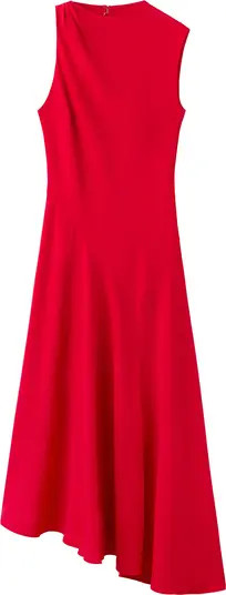 Vestido Sleeveless Asymmetric Midi Dress | Nordstrom