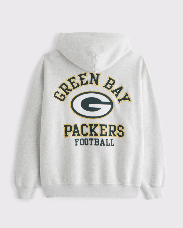 NFL Green Bay Packers Graphic Popover Hoodie | NFL | Abercrombie.com | Abercrombie & Fitch (US)