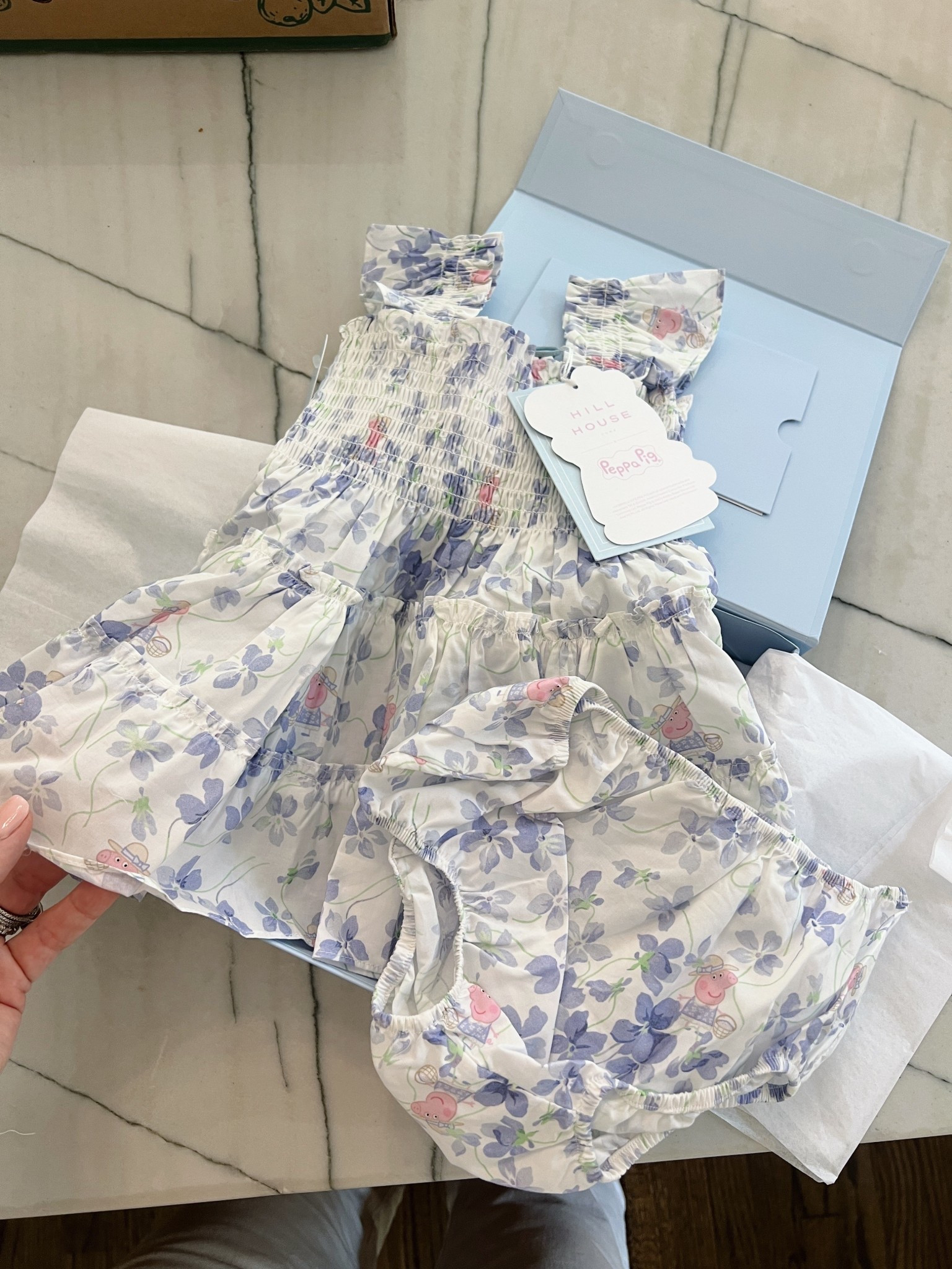 Baby nap dress with bloomers and little Peppa Pigs - adorbs 🐽

#LTKBaby