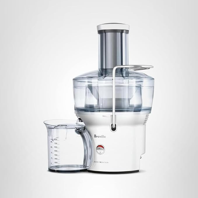 Breville BJE200XL Juice Fountain Compact Centrifugal Machine, 25 fl oz, Silver | Amazon (US)