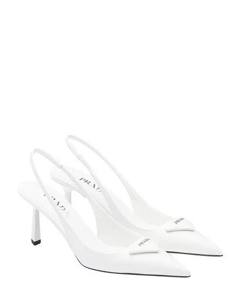 Women's Brushed Leather Slingback Pumps | Bloomingdale's (US)