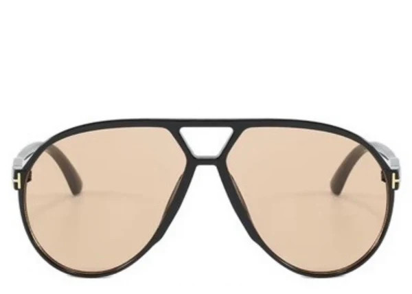 Chicago Oversized Round Mocha Sunglasses | Jewel Boutique