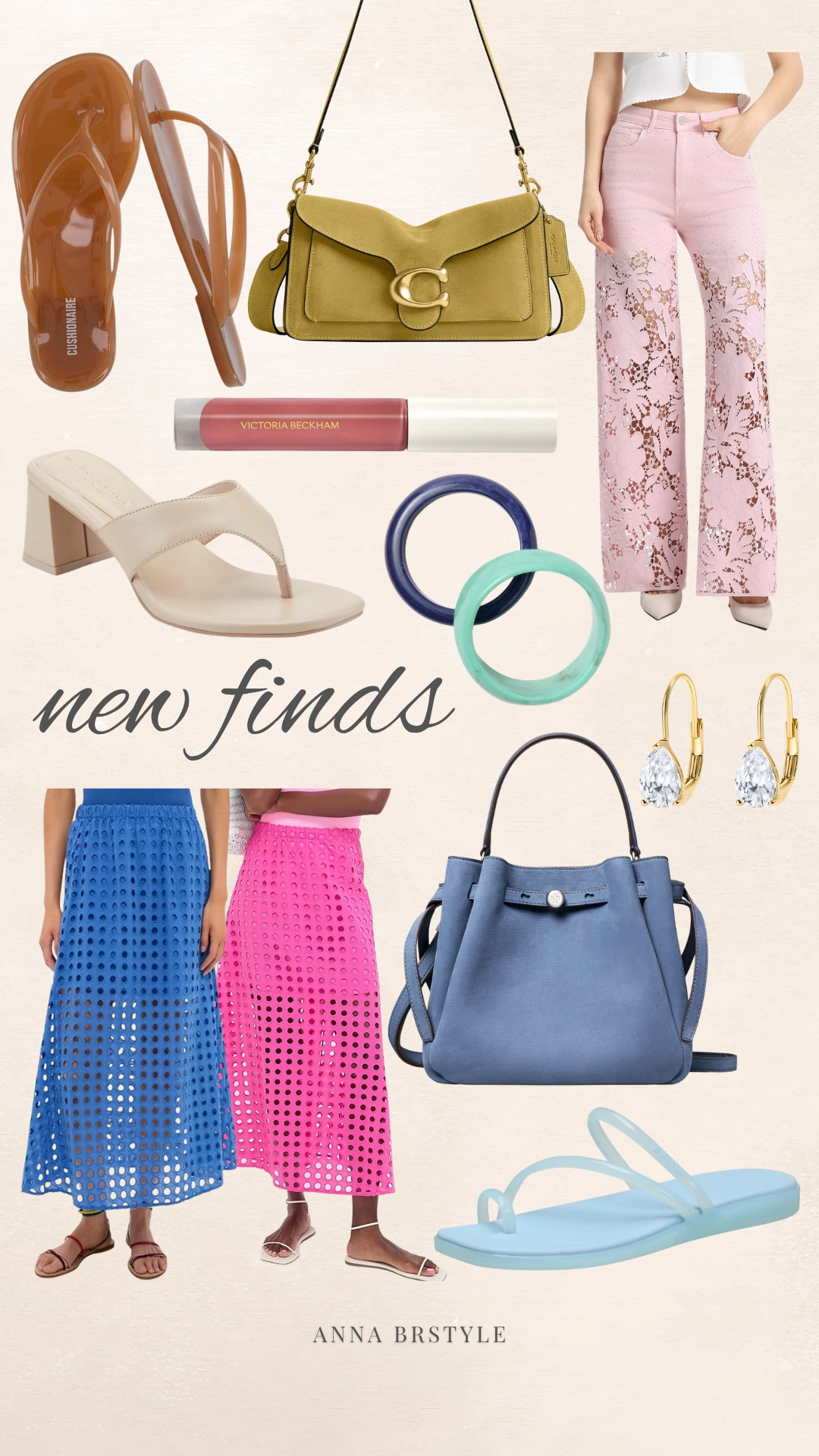 New finds and I’m obsessed with all the fun summer color in this roundup. From statement skirts and cute sandals to designer inspired accessories and beauty favorites, these are the pieces making summer outfits feel extra fun right now.

Summer fashion finds, New arrivals, Vacation style, Resort wear, Summer accessories, Designer inspired fashion, Eyelet skirts, Colorful summer outfits, Summer sandals, Handbag finds, Beauty favorites, annabrstyle

#LTKootd #LTKSeasonal #LTKOver40