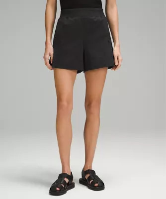Stretch Woven Relaxed-Fit High-Rise Short 4" | lululemon (AU)