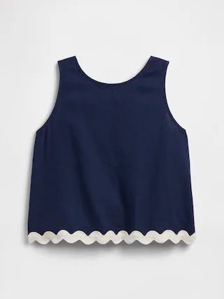 Kids Linen-Blend Tank Top | Gap Factory
