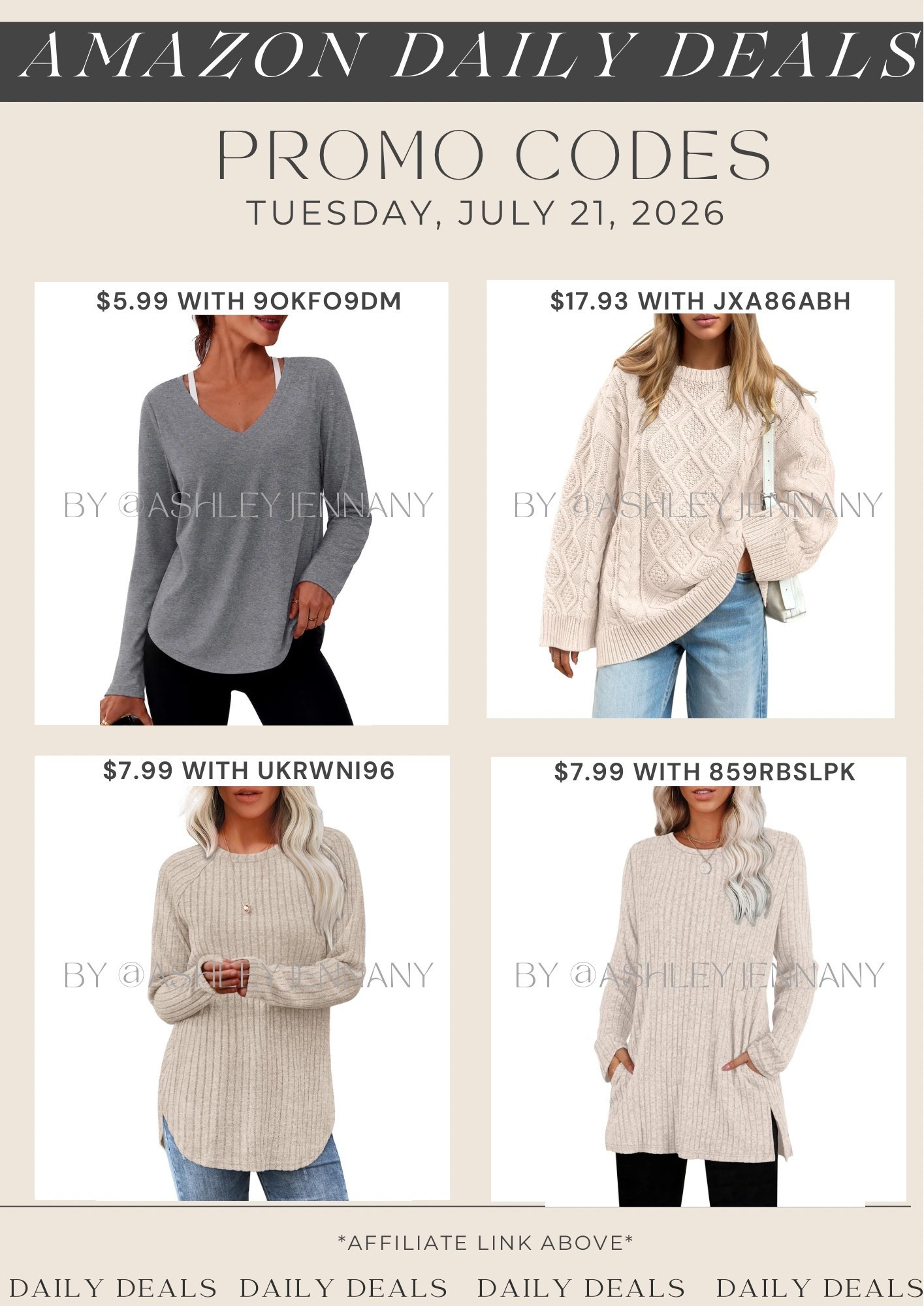 Amazon deals

#LTKSeasonal #LTKMidsize #LTKSaleAlert