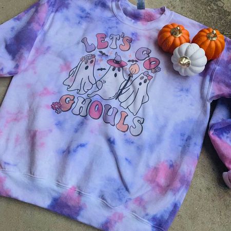 Let’s Go Ghouls 💜👻💜👻 #etsy #sweatshirt #tiedye #letsgoghouls #halloween

#LTKunder50 #LTKstyletip #LTKSeasonal