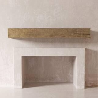 Urban Woodcraft(Brand Rating: 4.6/5)DESSIE 36 in. Fireplace Wall Cap-Shelf Mantel in Natural3Ques... | The Home Depot