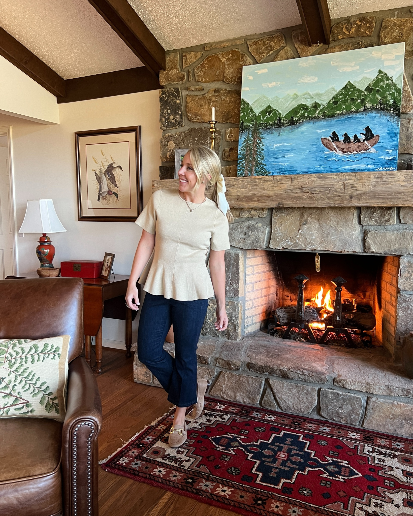 Thanksgiving outfits: this is my favorite fall casual look! I’m obsessed with this peplum sweater top, and the jeans are kick cropped petite length and fit to perfection! Shoes are such a steal!

#LTKSeasonal #LTKFindsUnder50 #LTKHoliday