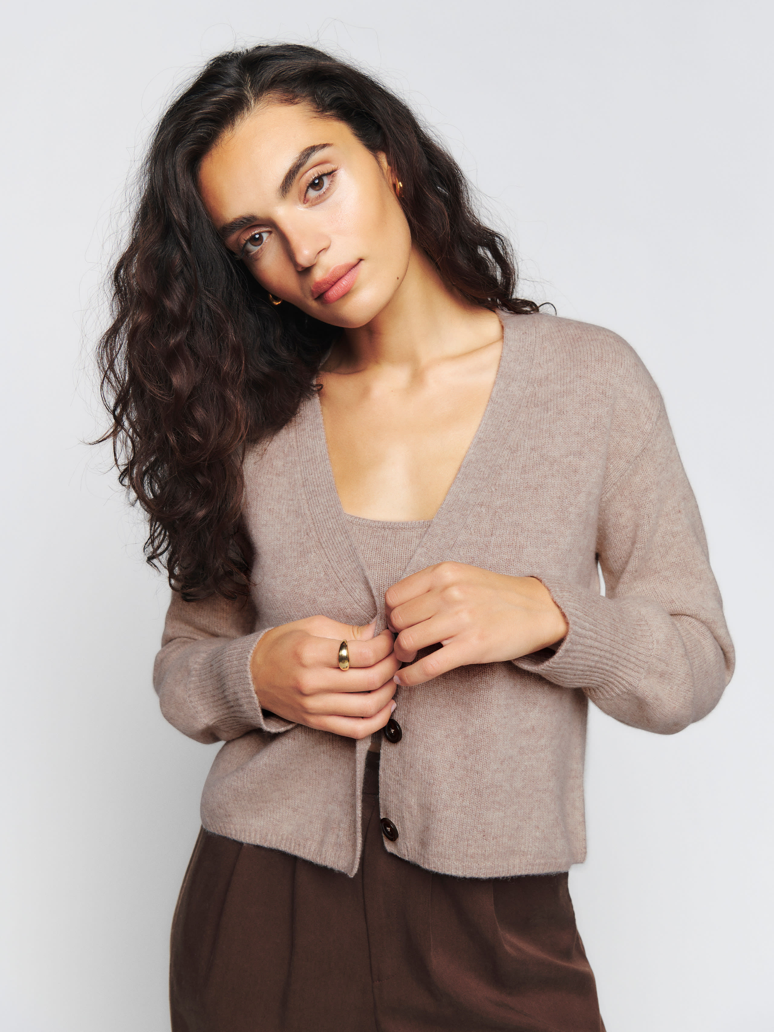 Varenne Cashmere Tank And Cardi Set | Reformation (Global)