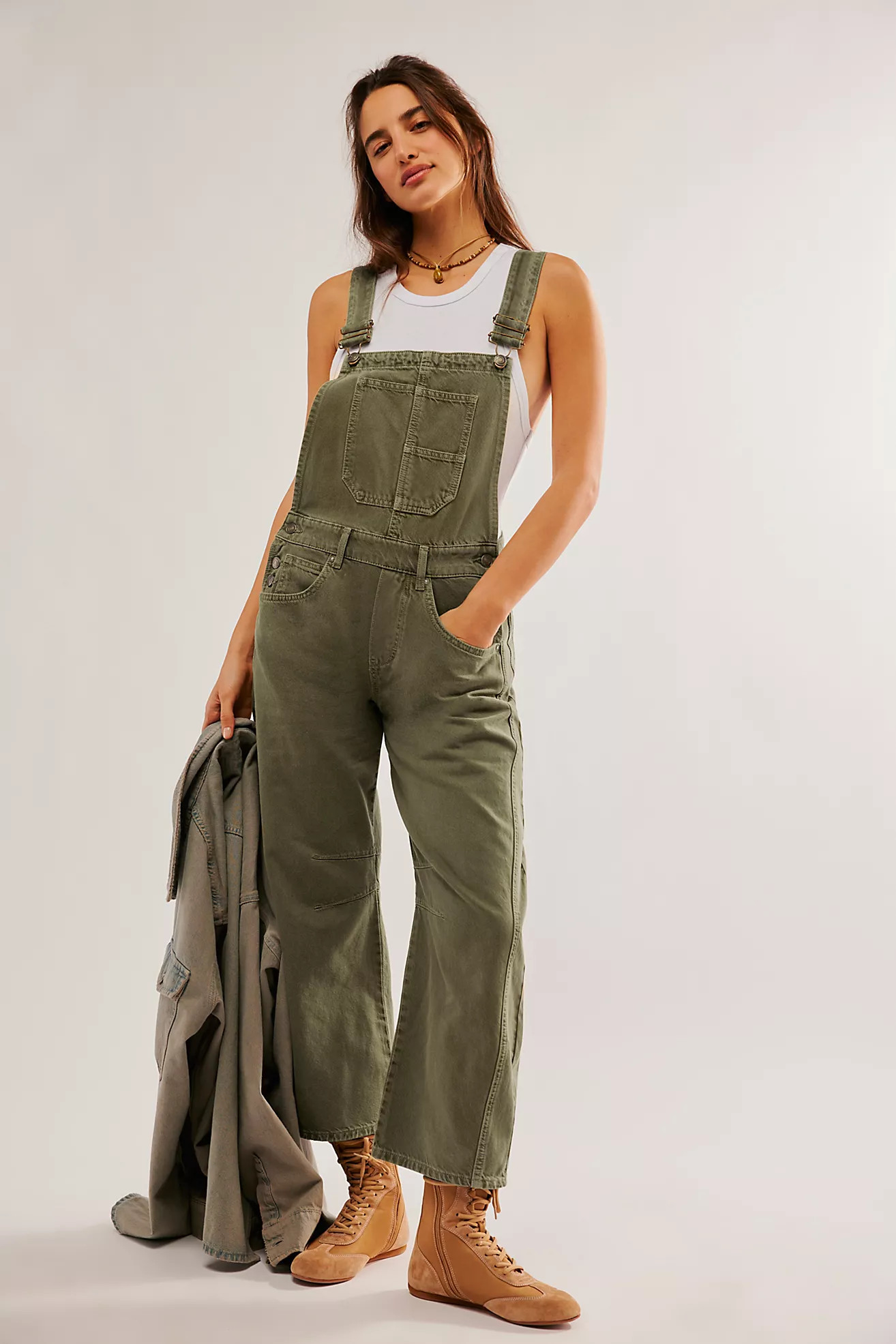 We The Free Good Luck Barrel Overalls | Free People (Global - UK&FR Excluded)