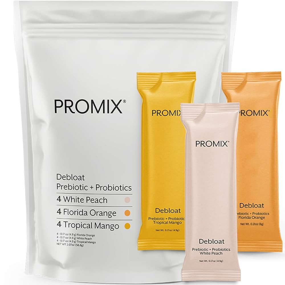 ProMix Nutrition Debloat Prebiotics and Probiotics Immune Support Supplement for Digestive Health... | Amazon (US)