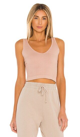 Solid Rib Brami in Almond | Revolve Clothing (Global)