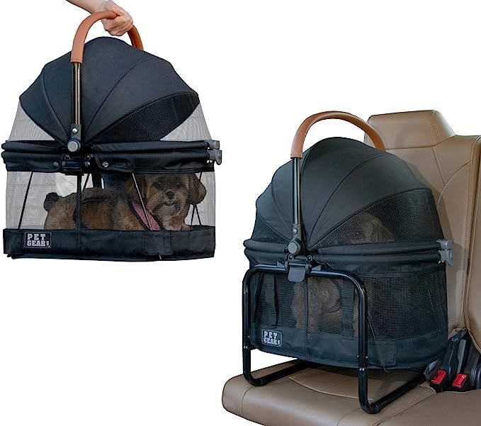 Pet Gear View 360 Pet Carrier & Car Seat with Booster Seat Frame for Small Dogs & Cats, Mesh Vent... | Amazon (US)