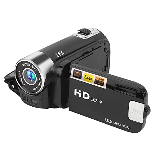 Digital Camcorder, DH-90 16X Digital Zoom 2.7 Inch Colourful Display Screen, High Definition Camera Image Video Shooting Camcorder US Plug 110-240V | Amazon (US)