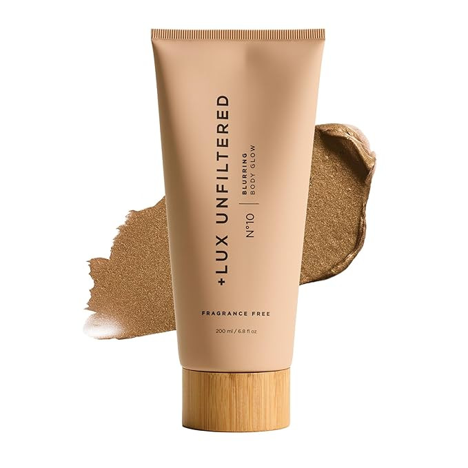 + Lux Unfiltered N°10 Blurring Body Glow Lotion - Instant Body Shimmer Lotion that Blurs Imperfe... | Amazon (US)