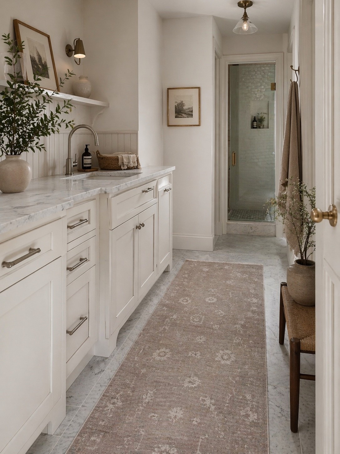 “Elevated neutrals done right 🤍
This vintage-inspired runner adds the perfect warmth and texture to marble floors and white cabinetry. A simple piece that makes the whole space feel designer.”

#LTKSaleAlert #LTKMothersDay #LTKHome