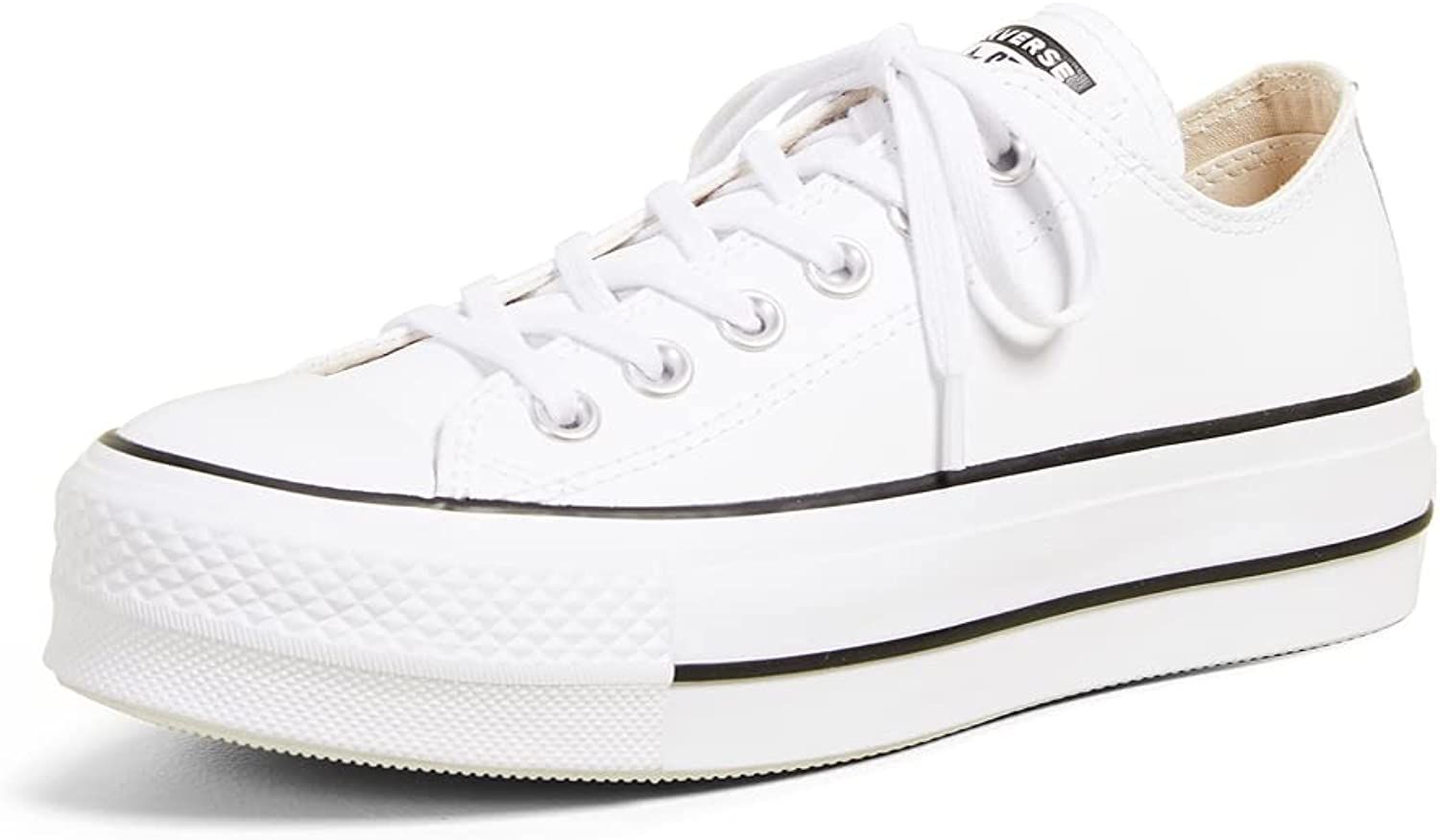 Converse Women's Chuck All Star Lift Clean Ox Sneakers | Amazon (US)