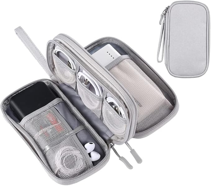 DDgro Travel Essentials for Men Women, Electronics Organizer Pouch Bag for Tech Accessories/Charg... | Amazon (US)
