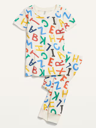 Unisex Printed Snug-Fit Pajama Set for Toddler & Baby | Old Navy (US)