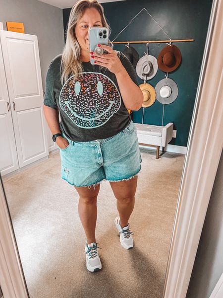 ☀️Casual and Confident: Plus-Size Jean Shorts Vibes! ☀️

Hello, fabulous fashionistas! 💕 Ready to rock the summer with a chic and comfy outfit? I've got just the inspiration for you! 😍✨

These jean shorts are designed to flatter your curves and keep you cool in the summer heat. And when combined with a smiley tee, it's an instant mood booster that spreads joy wherever you go! 🌟🔥

Embrace your confidence, show off your unique style, and create a look that's all about feeling good in your own skin! 😘💖

#PlusSizeFashion #JeanShortsLove #SmileyTee #CasualChic #SummerStyle #LinkInBio #FashionBlog #SpreadPositivity

#LTKshoecrush #LTKstyletip #LTKcurves