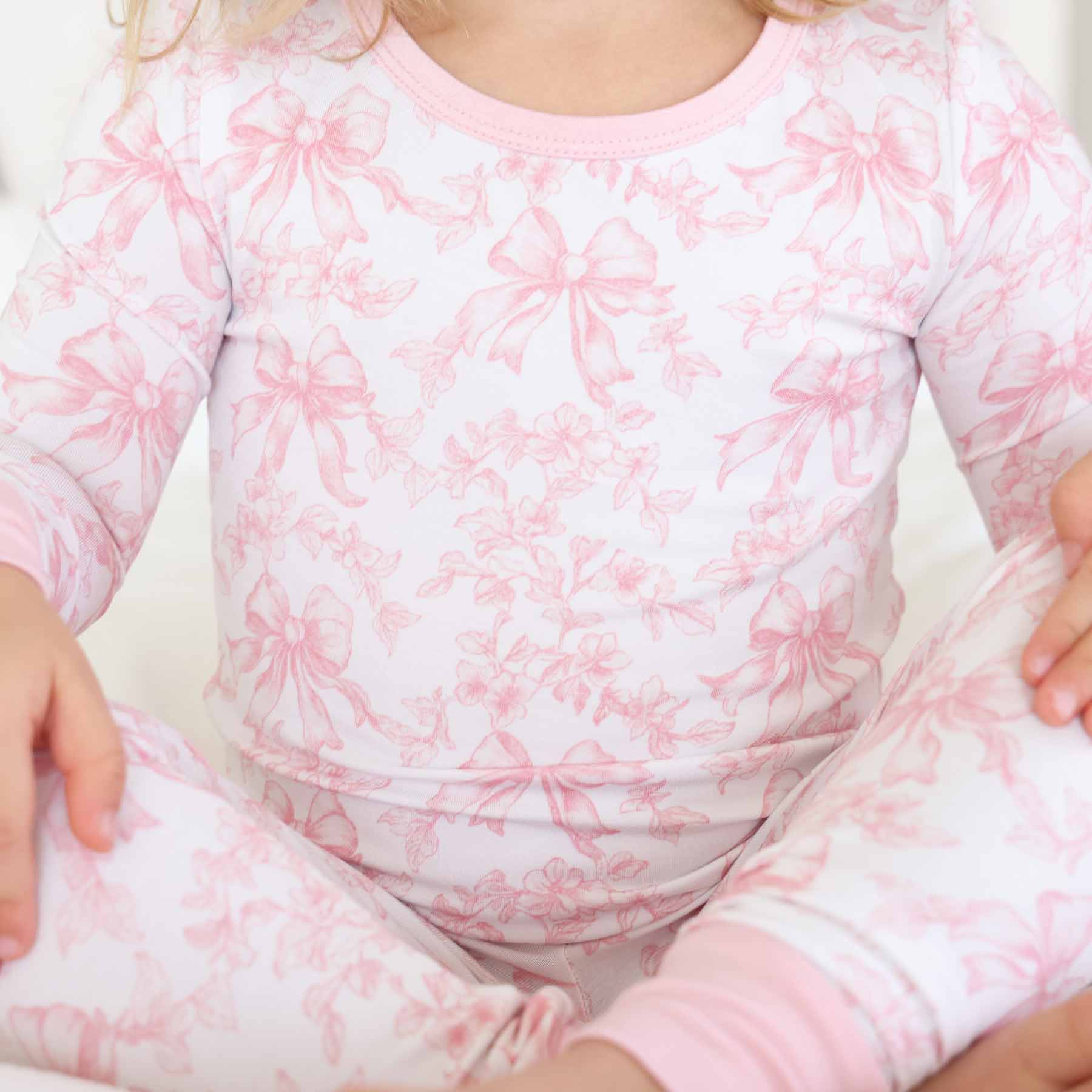 Fancy Frills Two Piece Pajama Set | Caden Lane