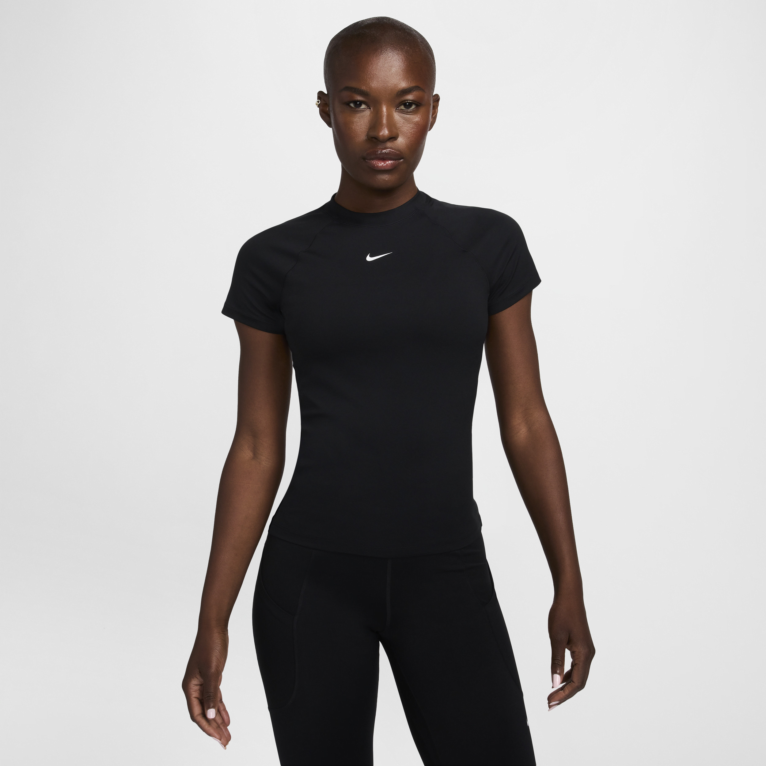 Women's Nike Pro Dri-FIT Short-Sleeve Top in Black, Size: 2XL | FV7842-010 | Nike (US)
