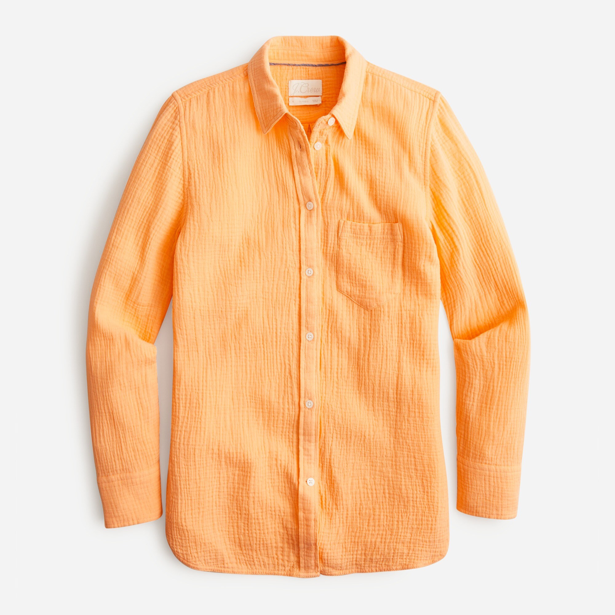 Classic-fit soft gauze shirt | J. Crew US