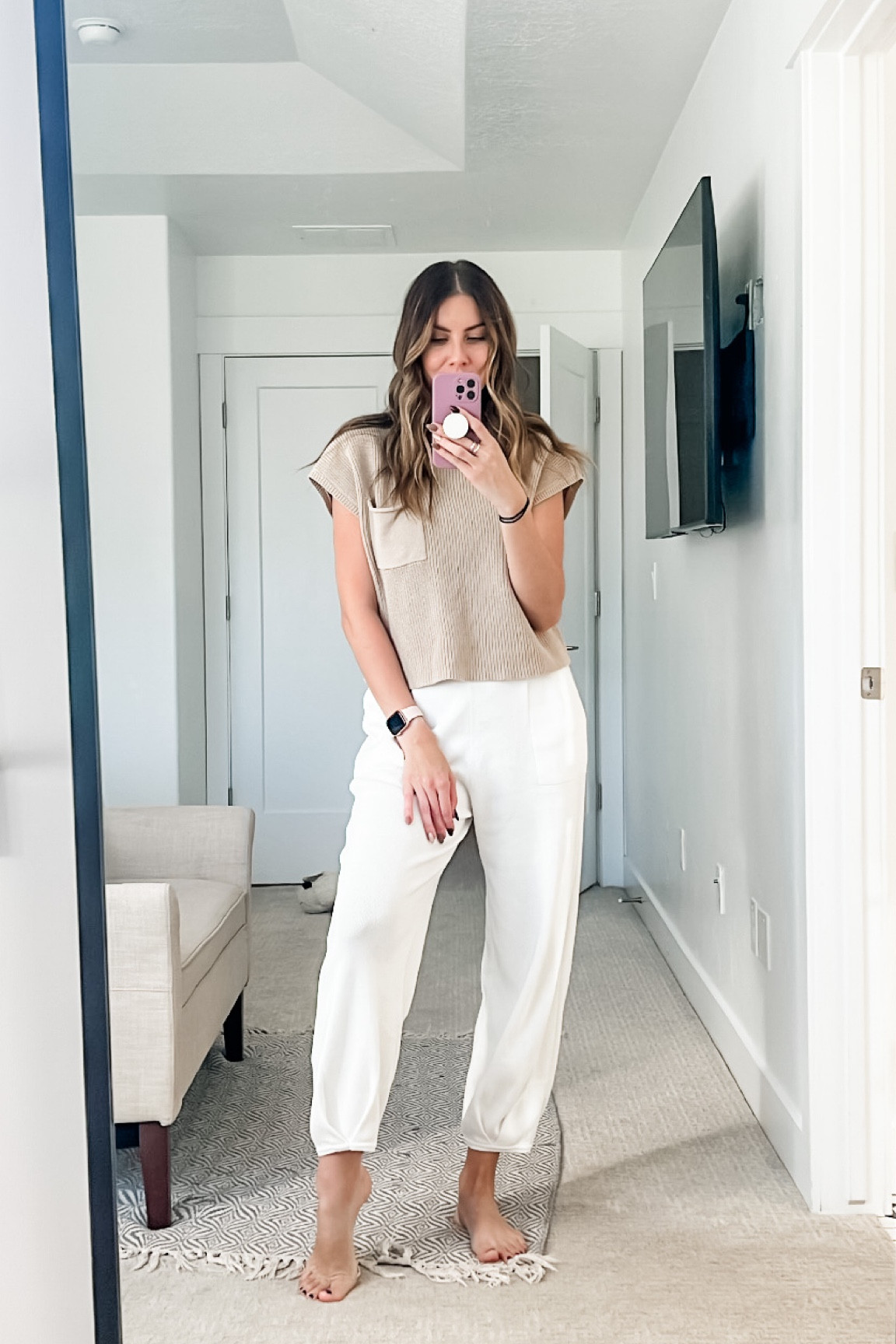 Free People set dupe. I am absolutely obsessed with this. It’s so comfortable, flattering and stylish. Perfect way to level up your mom style! Sizing is true to size. I’m wearing a medium. 

#LTKfindsunder100 #LTKfindsunder50 #LTKstyletip